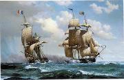 unknow artist Seascape, boats, ships and warships. 104 USA oil painting reproduction